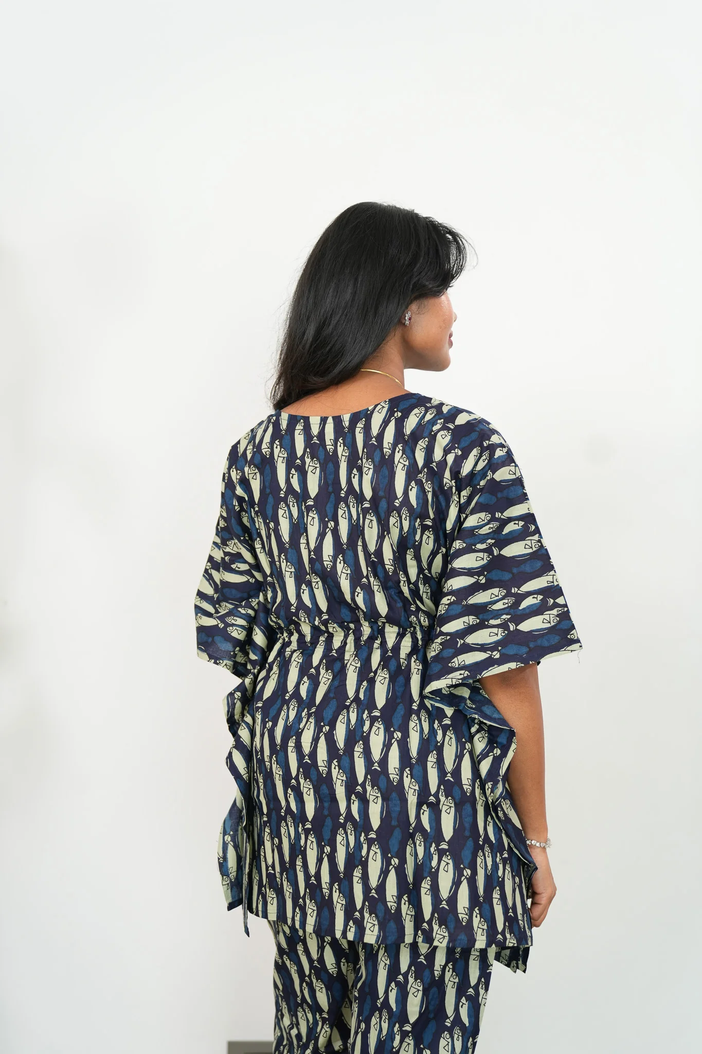 Pisces cotton kaftan comfies - Image 4
