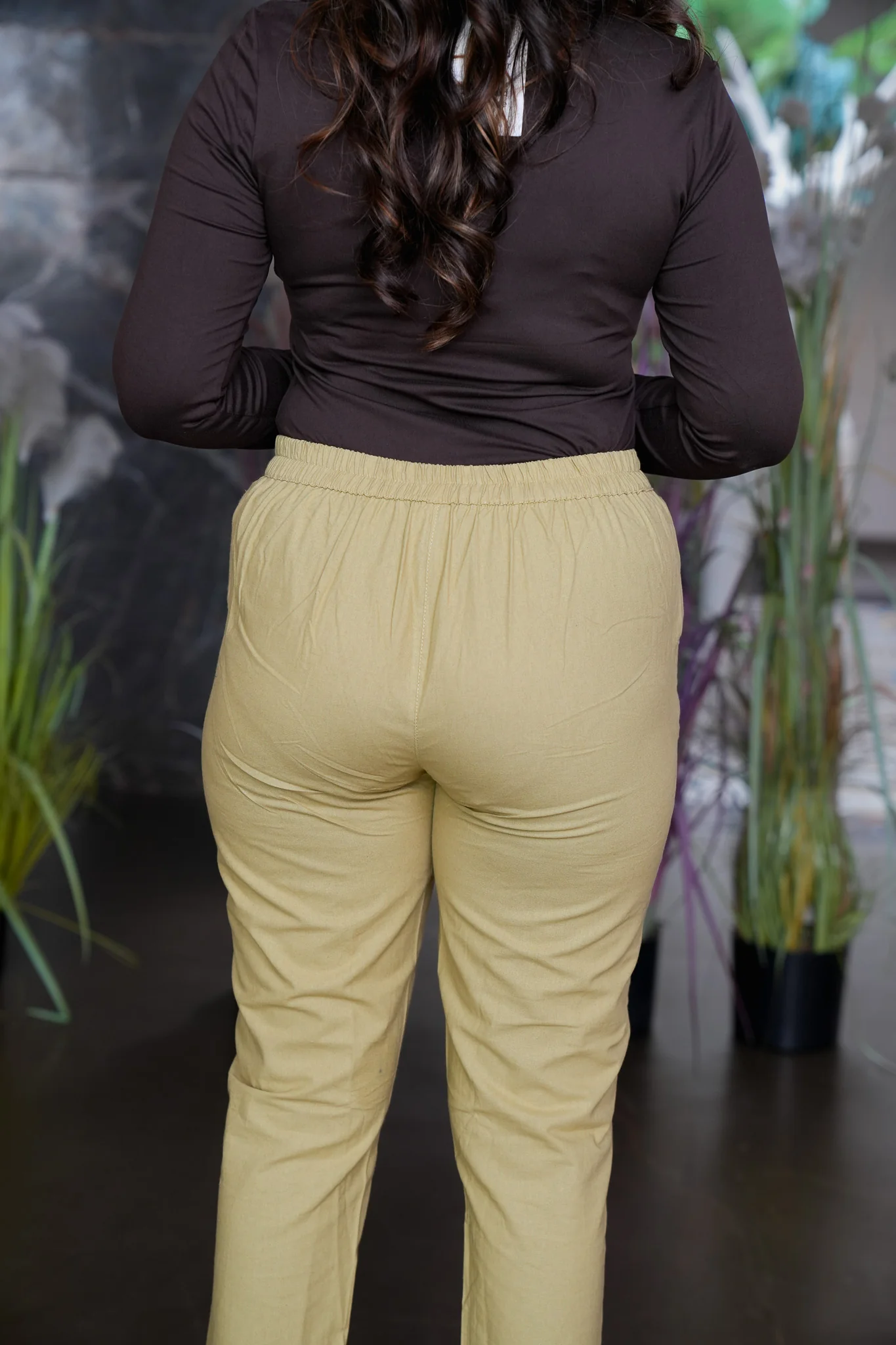 Cotton straight pants - Image 20