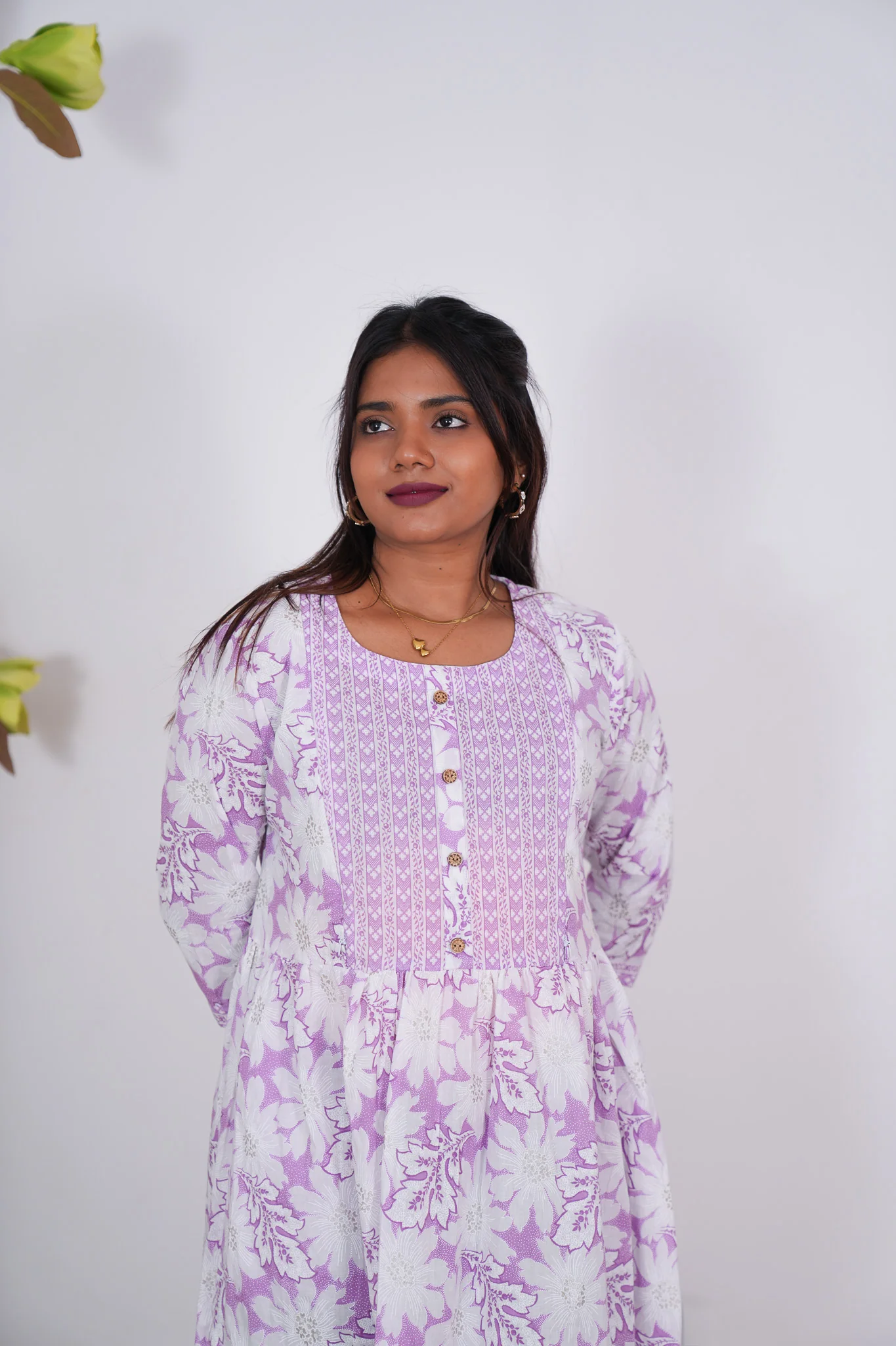 Lilac maternity nursing wear - Image 4