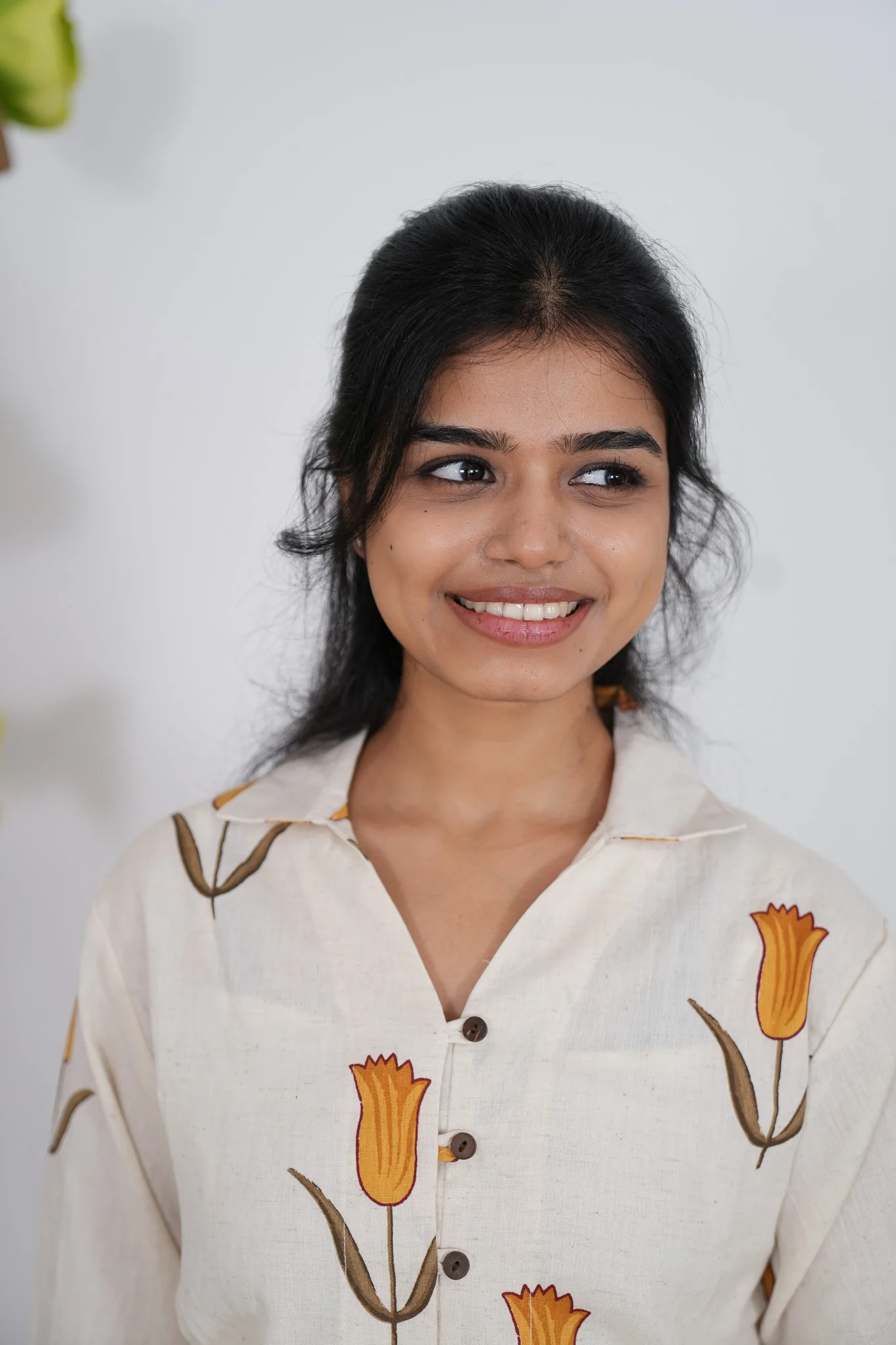 Mustard tulip cotton shirt - Image 5