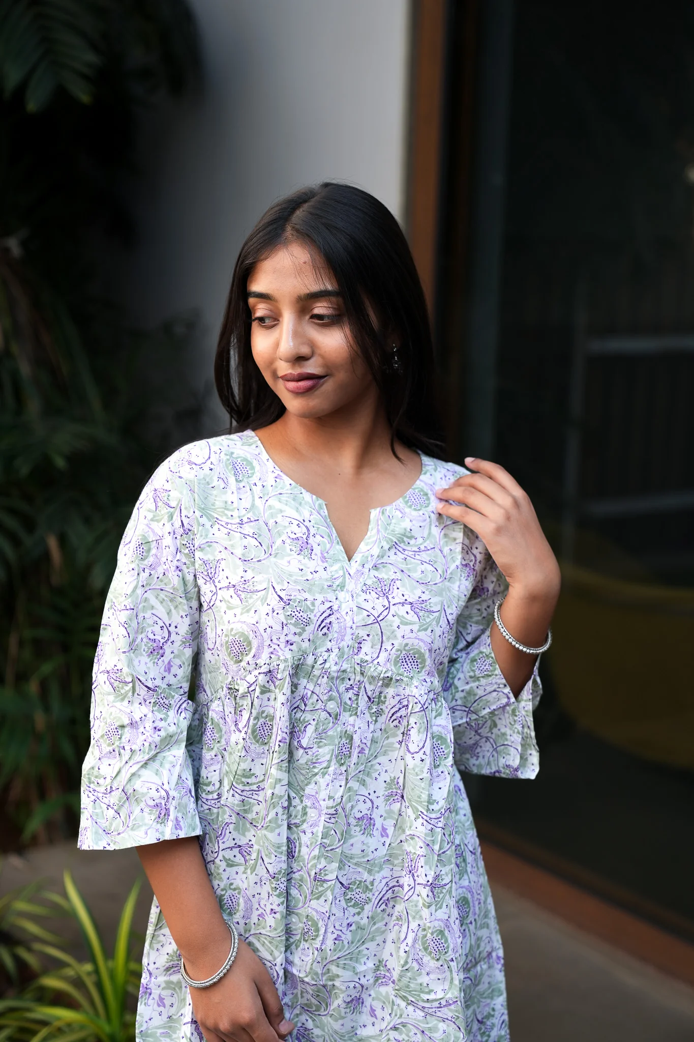 Grassroot peplum cotton short kurti - Image 4